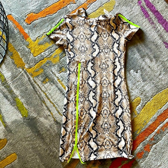 Snake Print Mine Dress - Picture 1 of 4